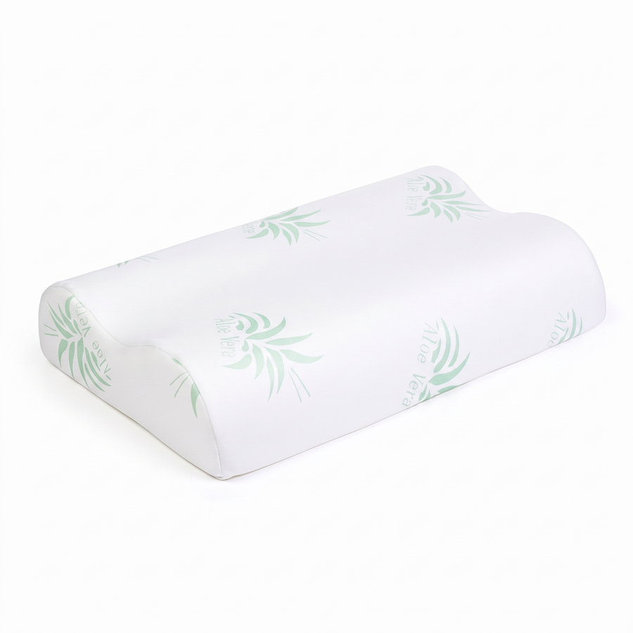 Anatomický polštář s aloe vera – hlavní pohled